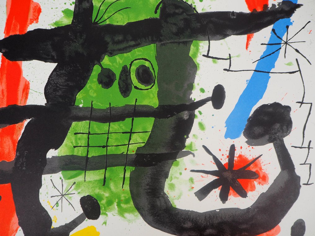 Joan Miro (1893-1983) - Personnage vert #2.1