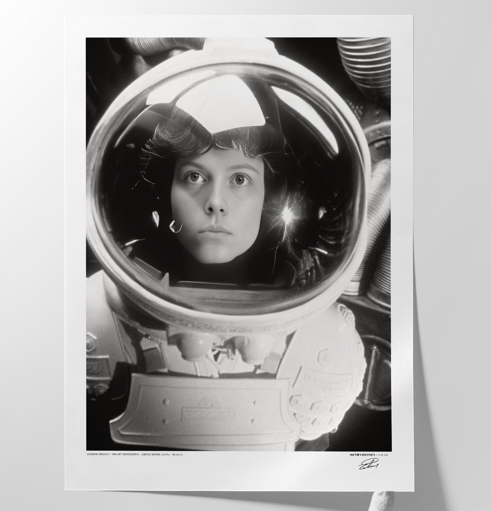 Alien - Sigourney Weaver - XXL Fine Art Photography - 80x60 cm ! - Limited Edition Nr 07 of 100 - Serial 10115 - Collector - No Reserve #1.0