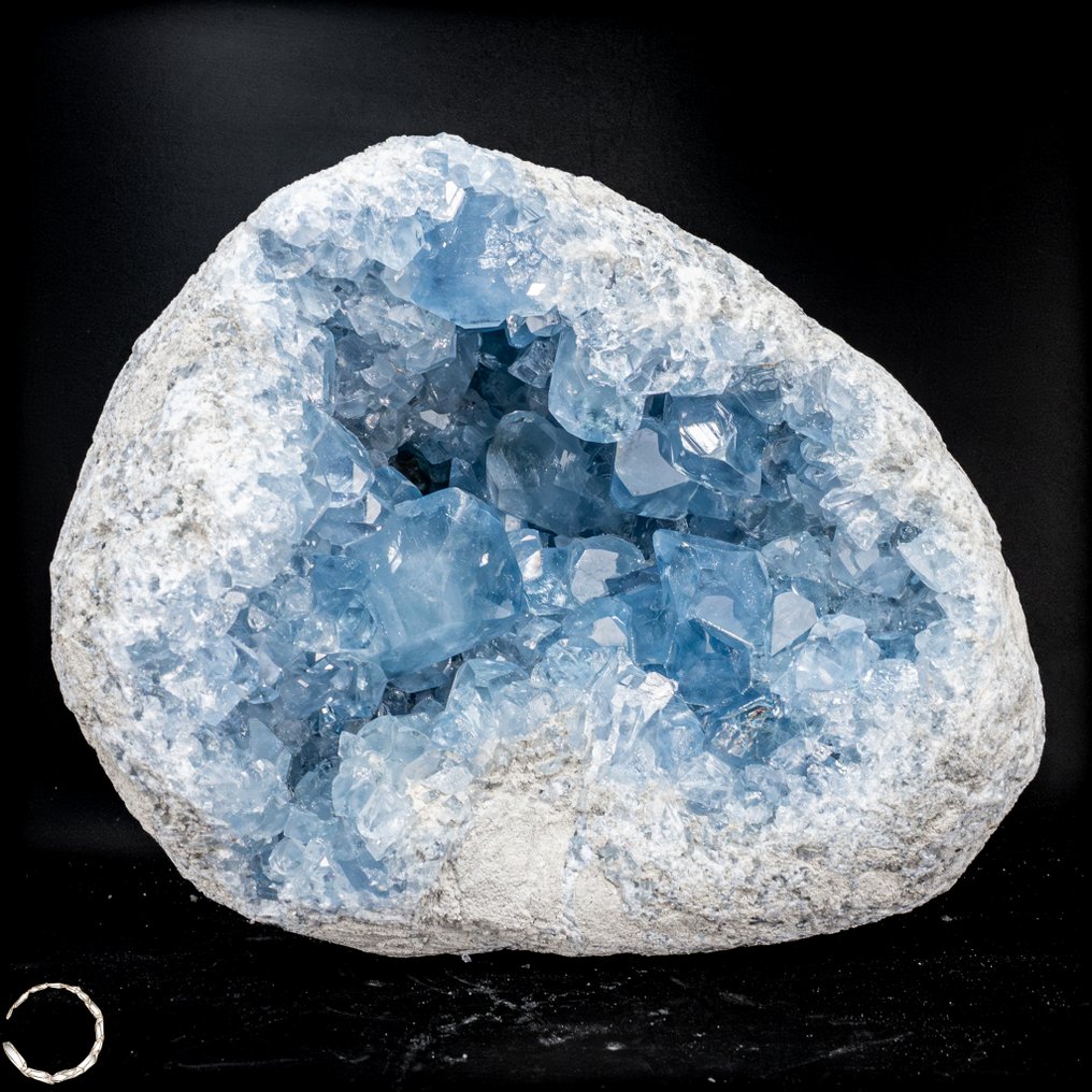 来自马达加斯加的天然天青石簇 最高质量的- 6447.05 g #1.0