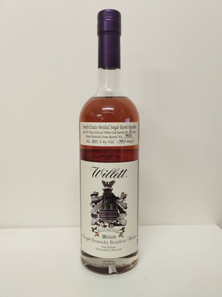 Willett 8 years old - Family Estate Bottled Single Barrel Bourbon no. 8632 - 118.2 Proof - for LMdW  - 700ml #1.0