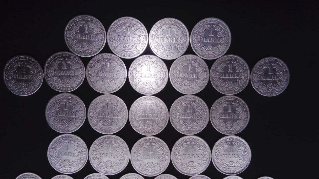 Germany. Collection of coins incl. silver 1874 - 1914 (No Reserve Price) #4.3