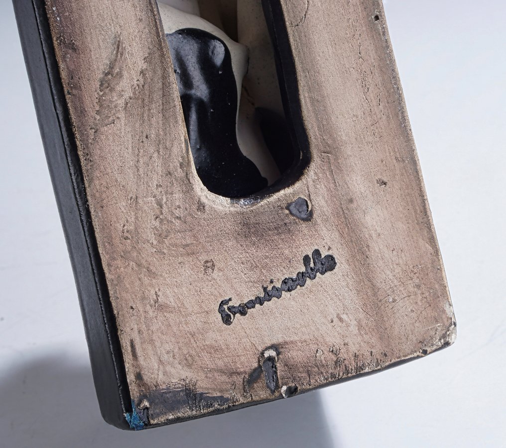 Louis Fontinelle - Γλυπτό, 'Femmes tirant une barque' • 1928 - 18.5 cm - Αγγειοπλαστική #4.3