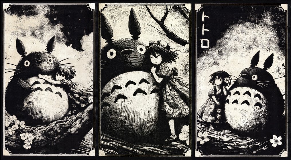 Æ (XX-XXI) - (set of 3) Totoro Collection - Limited Edition 2025 #1.0