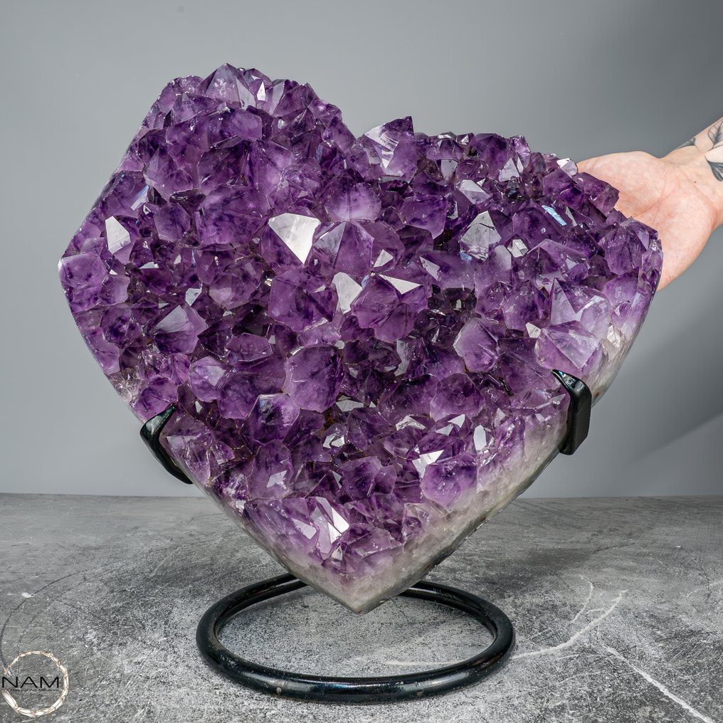 Fantastiske ametyst-Druser på stativ. Anahi Mines, Bolivia- 9017.81 g #1.0