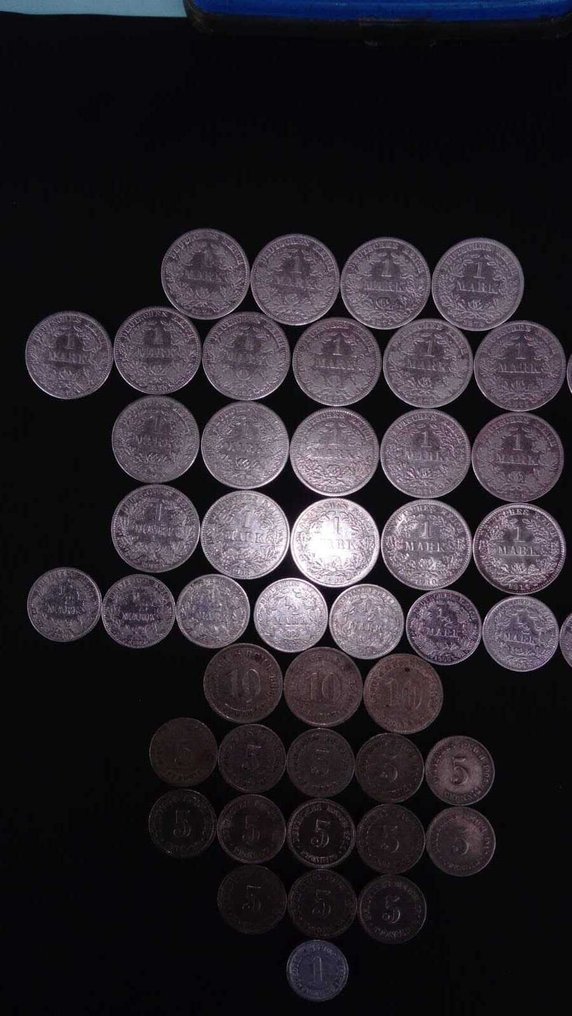 Germany. Collection of coins incl. silver 1874 - 1914 (No Reserve Price) #2.1