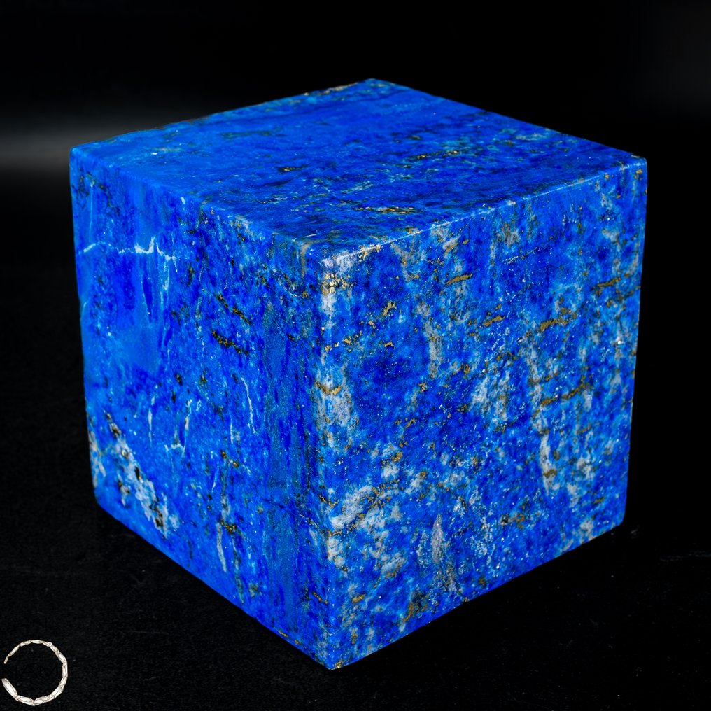 宝石 - 大型装饰用蓝色青金石 立方体- 1448.29 g #3.2