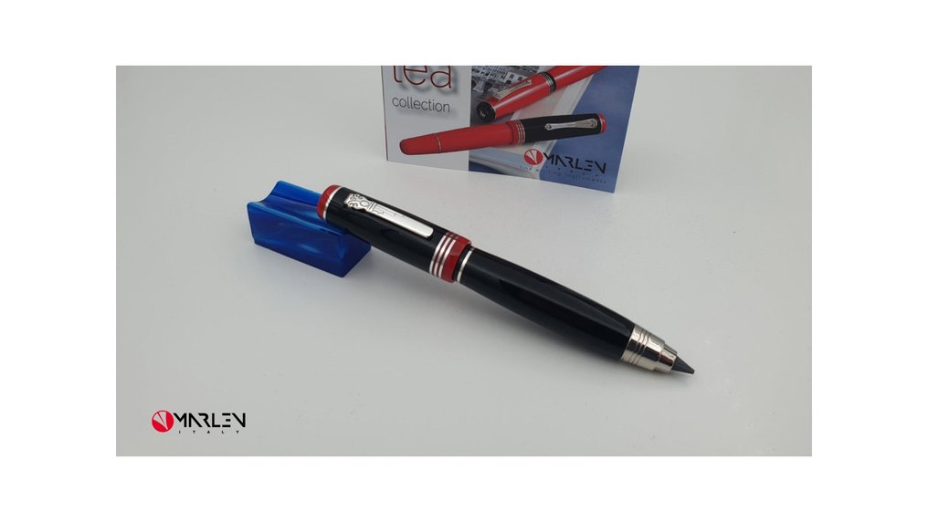 Marlen - Basilea - Edizione numerata in resina e argento | Mina 5,6 mm - Mechanical pencil #1.0