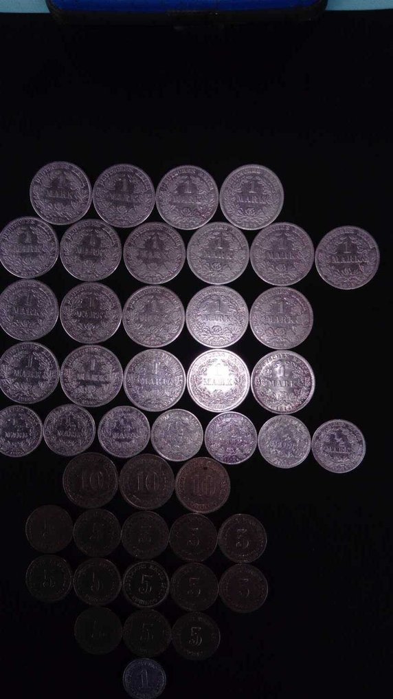 Germany. Collection of coins incl. silver 1874 - 1914 (No Reserve Price) #3.2