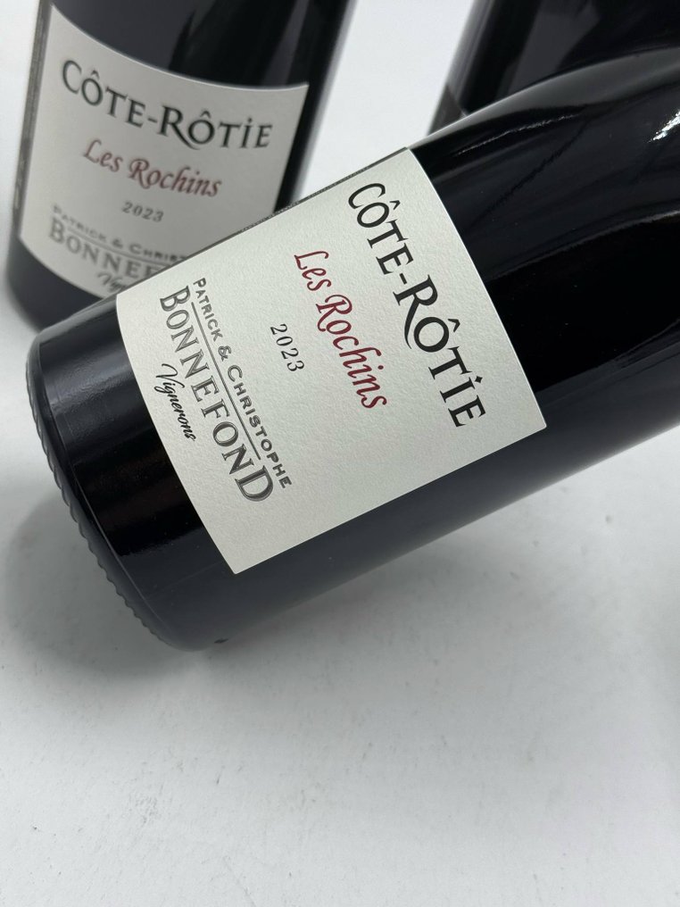 2023 Côte Rotie "Les Rochins" Domaine Patrick & Christophe Bonnefond - Côte Rotie - 3 Flasker  (0,75 l) #1.0