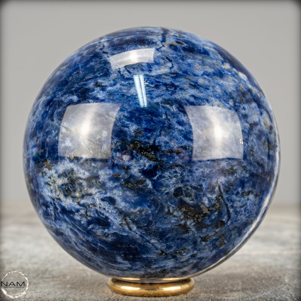 Natural sodalite sphere from Brazil. Of the highest quality- 722.45 g #1.0