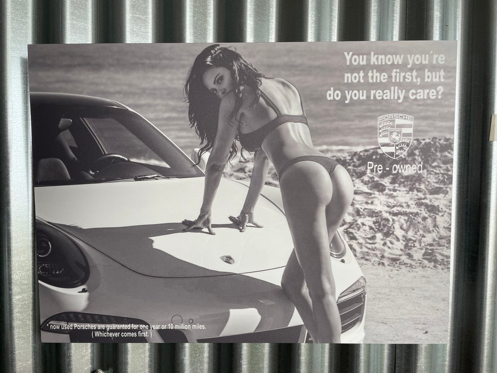 Póster publicitario de aluminio - Porsche - NO ENVIO A CANARIAS #1.0