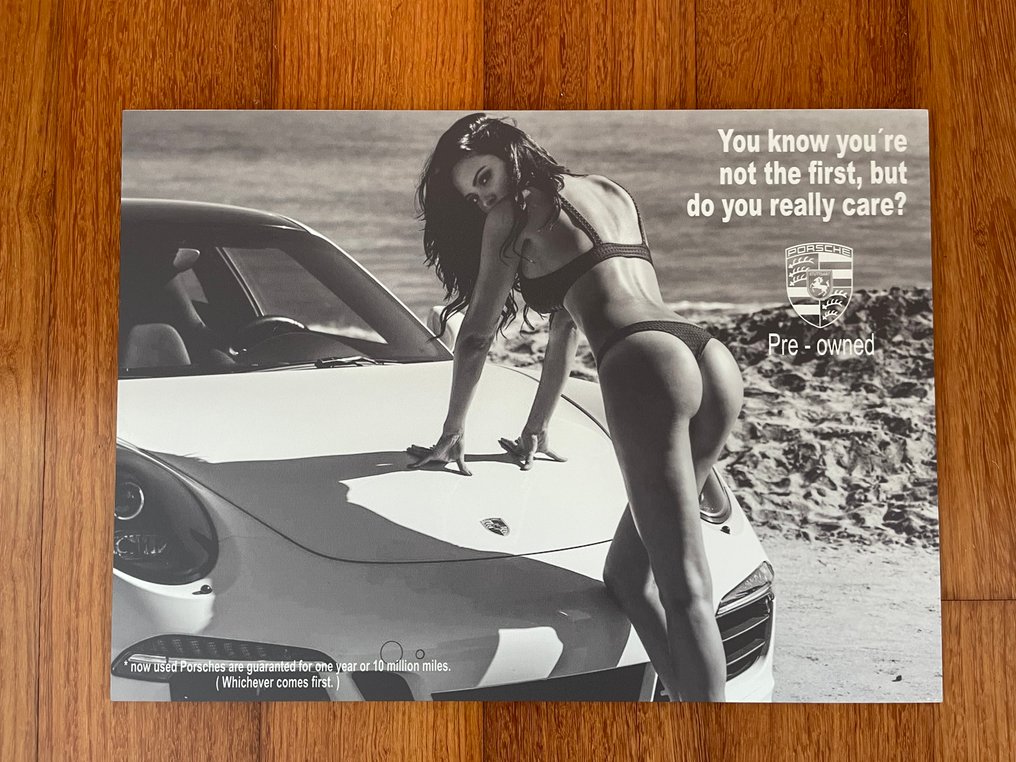 Póster publicitario de aluminio - Porsche - NO ENVIO A CANARIAS #1.0