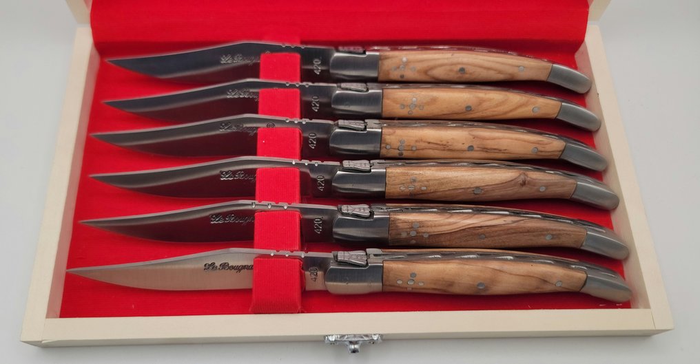 Le Bougna - 餐刀套装 - 钢, 木 - 牛排刀 #3.2