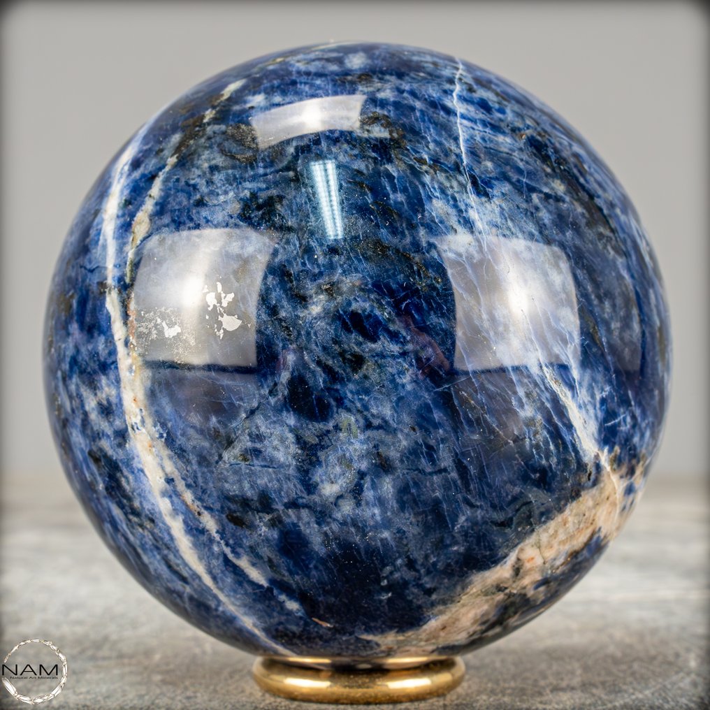 Natural sodalite sphere from Brazil. Of the highest quality- 722.45 g #1.0