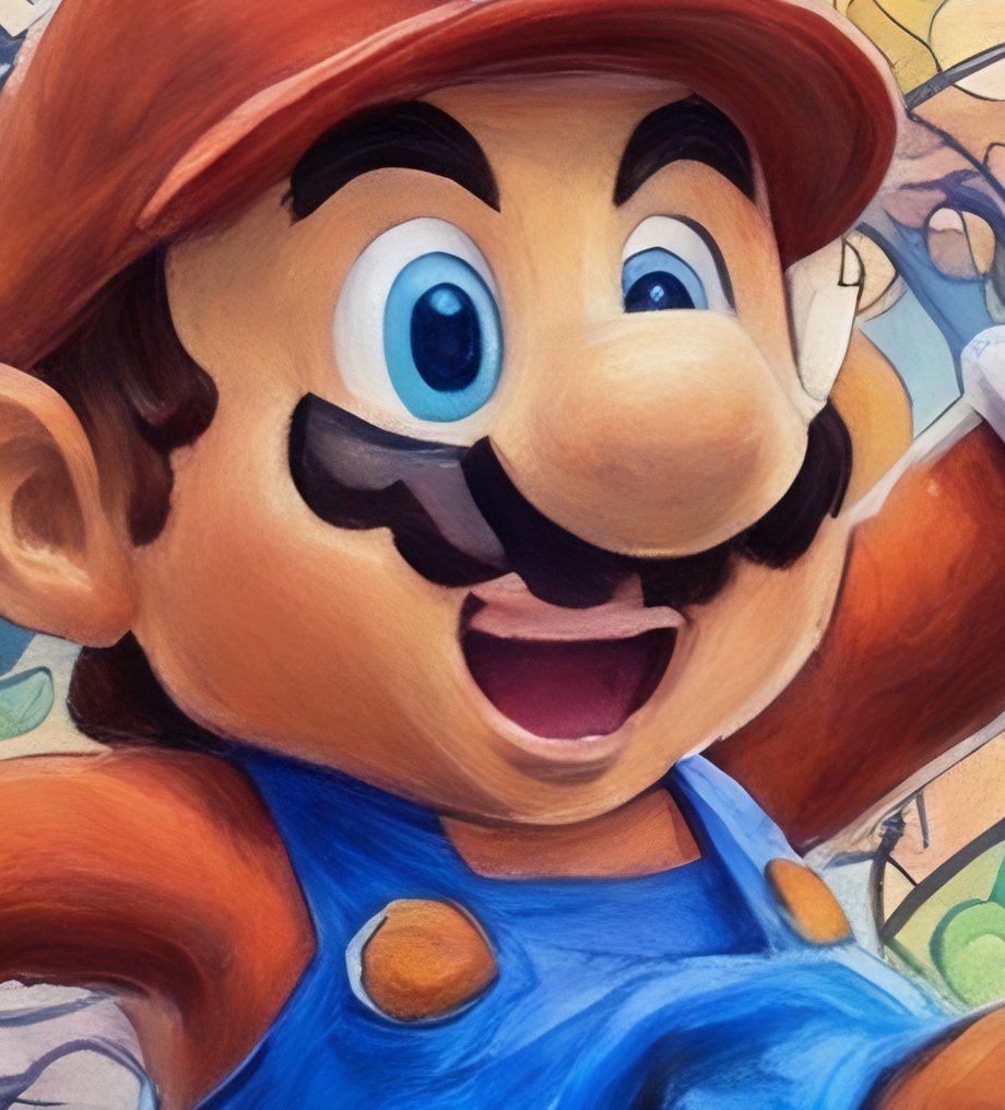 Nintendo - Original by Raffaele De Leo - Edizione limitata 8/30 Giclèe fine art digital stamp- Supermario - Βιντεοπαιχνίδια - Αρχικό από τον Raffaele De Leo - Περιορισμένη έκδοση -/30 Giclée fine art digital stamp limited #2.1