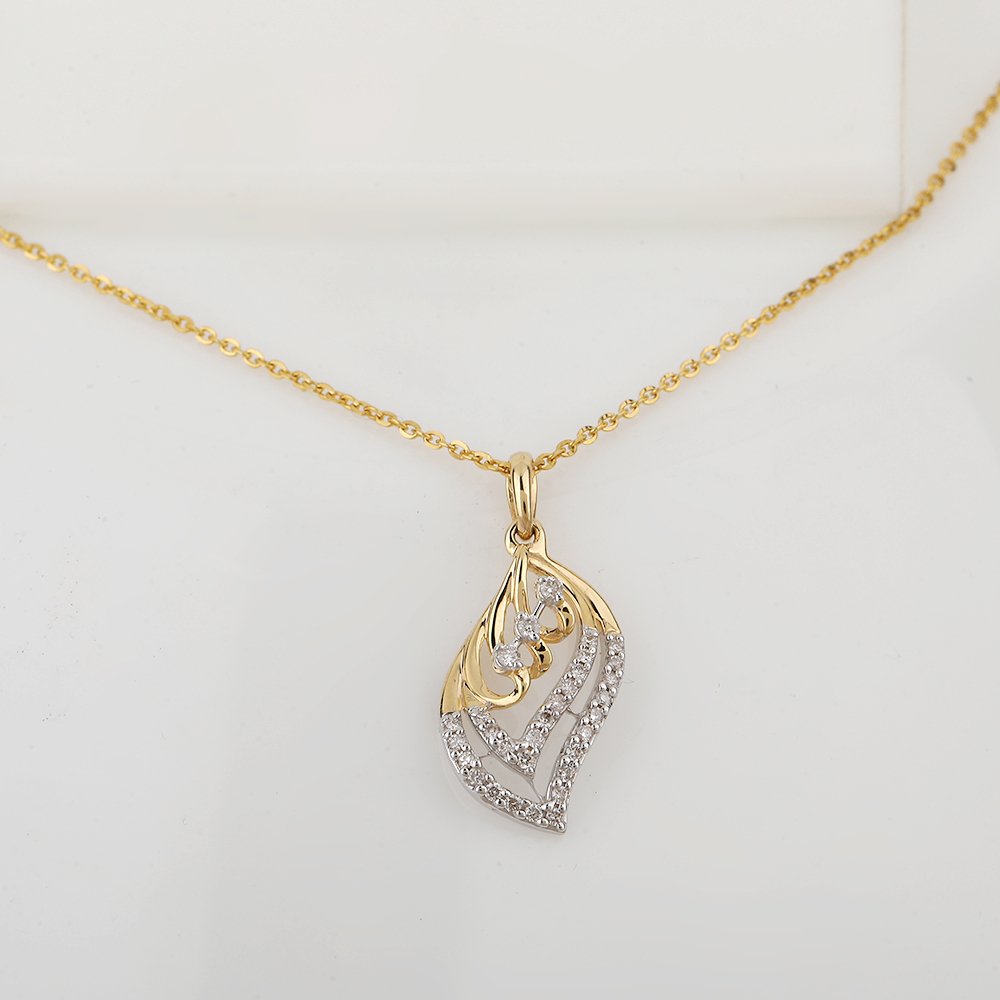 2件套珠宝 - 14K包金 黄金 - 0.75ct. tw. 钻石 (天然) #3.2