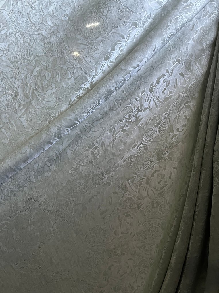 优雅的丝棉混纺花卉面料 – 600x320厘米 - 紡織品  - 600 cm - 320 cm #4.3