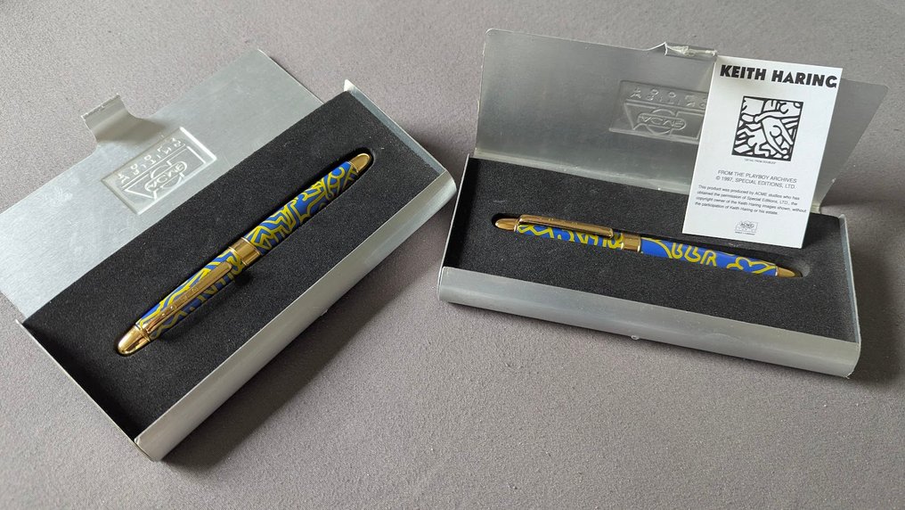 ACME Studio - Playboy Archive Limited Edition, KEITH HARING "Doubles Gold” 1997 - Fountain pen #1.0