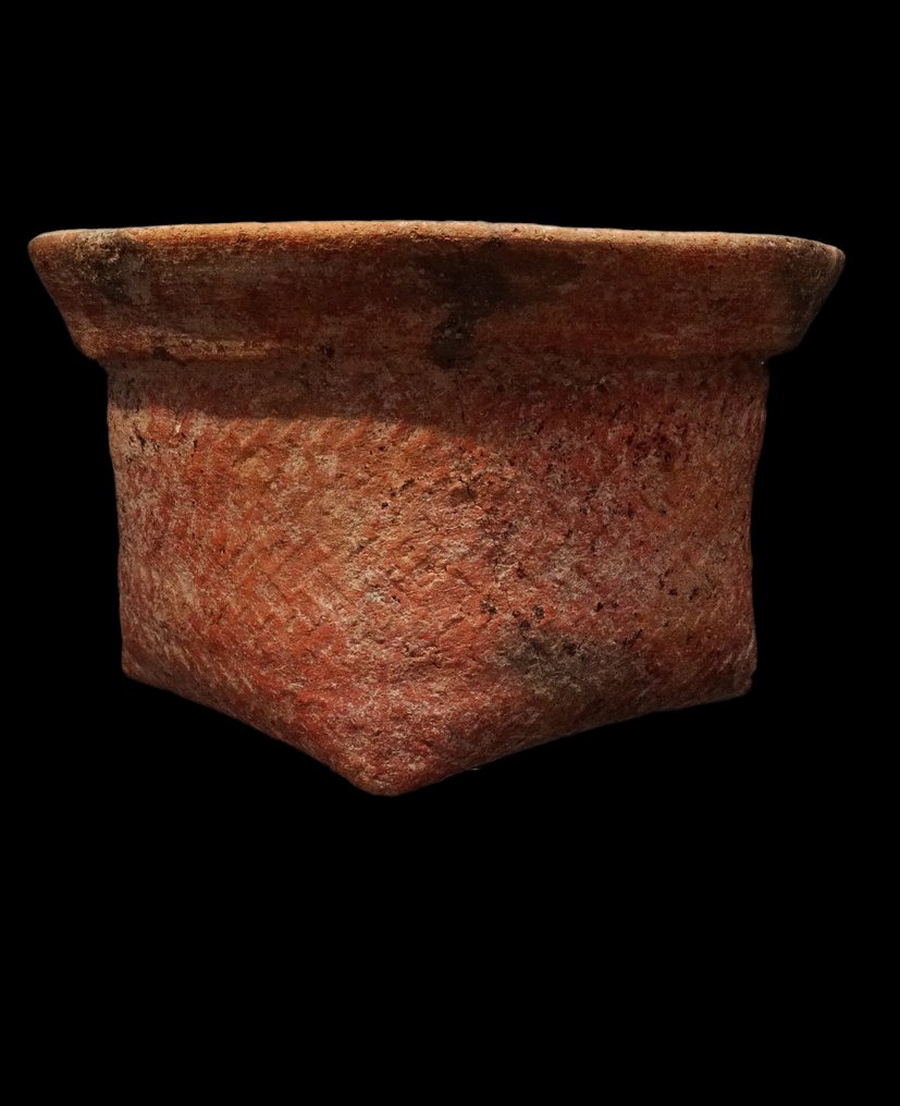 青铜器时代 极为罕见的新石器时代陶瓶 - 班清 - 公元前4000年至公元前2000年。  (没有保留价) #4.3