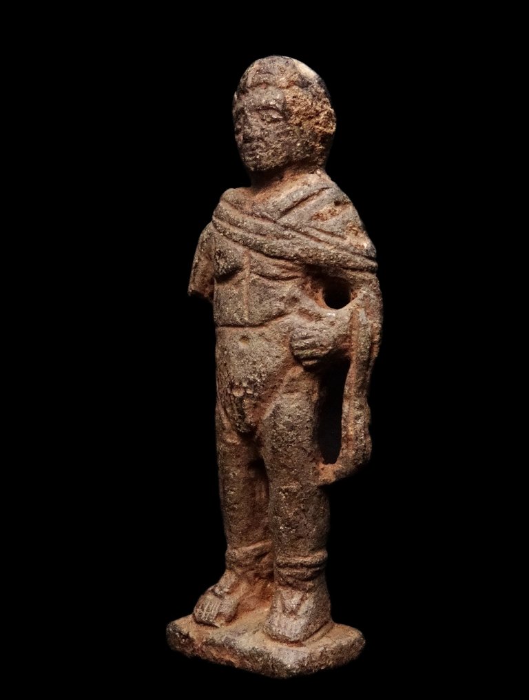 Antigua Roma - Estatuilla de bronce - Dios Mercurio - siglo I / III d.C. #1.0