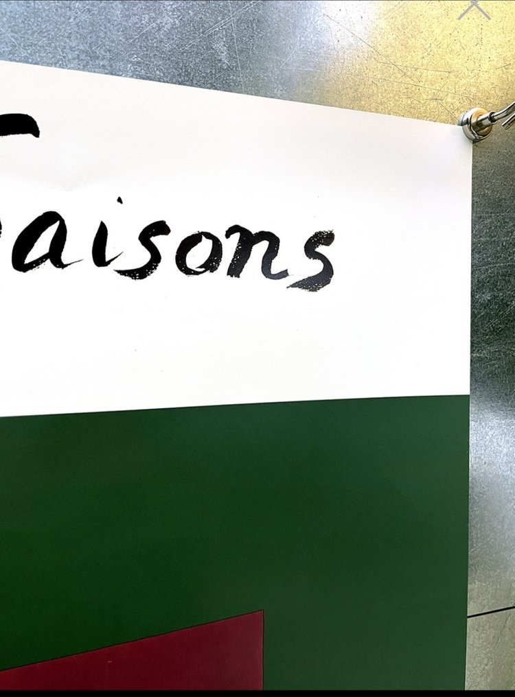 yves saint laurent - Poster Originale "YVES SAINT LAURENT - L'Automne - Le Quatre Saisons" - SANS PRIX DE RESERVE - 2010s #2.1