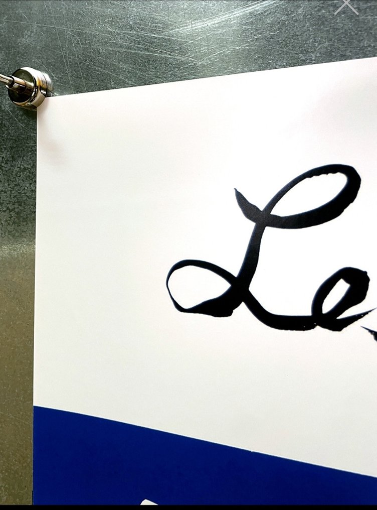 yves saint laurent - Poster Originale "YVES SAINT LAURENT - L'Hiver - Le Quatre Saisons" - SANS PRIX DE RESERVE - 2010s #2.1