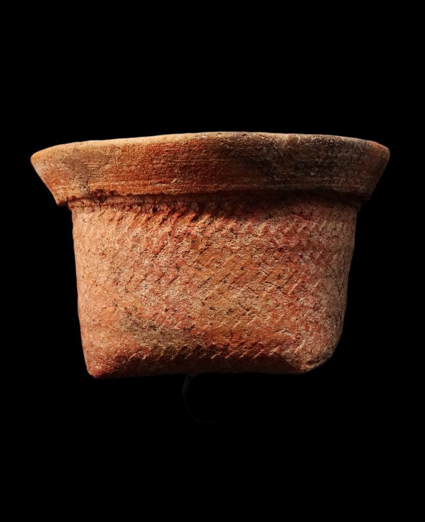 青铜器时代 极为罕见的新石器时代陶瓶 - 班清 - 公元前4000年至公元前2000年。  (没有保留价) #1.0