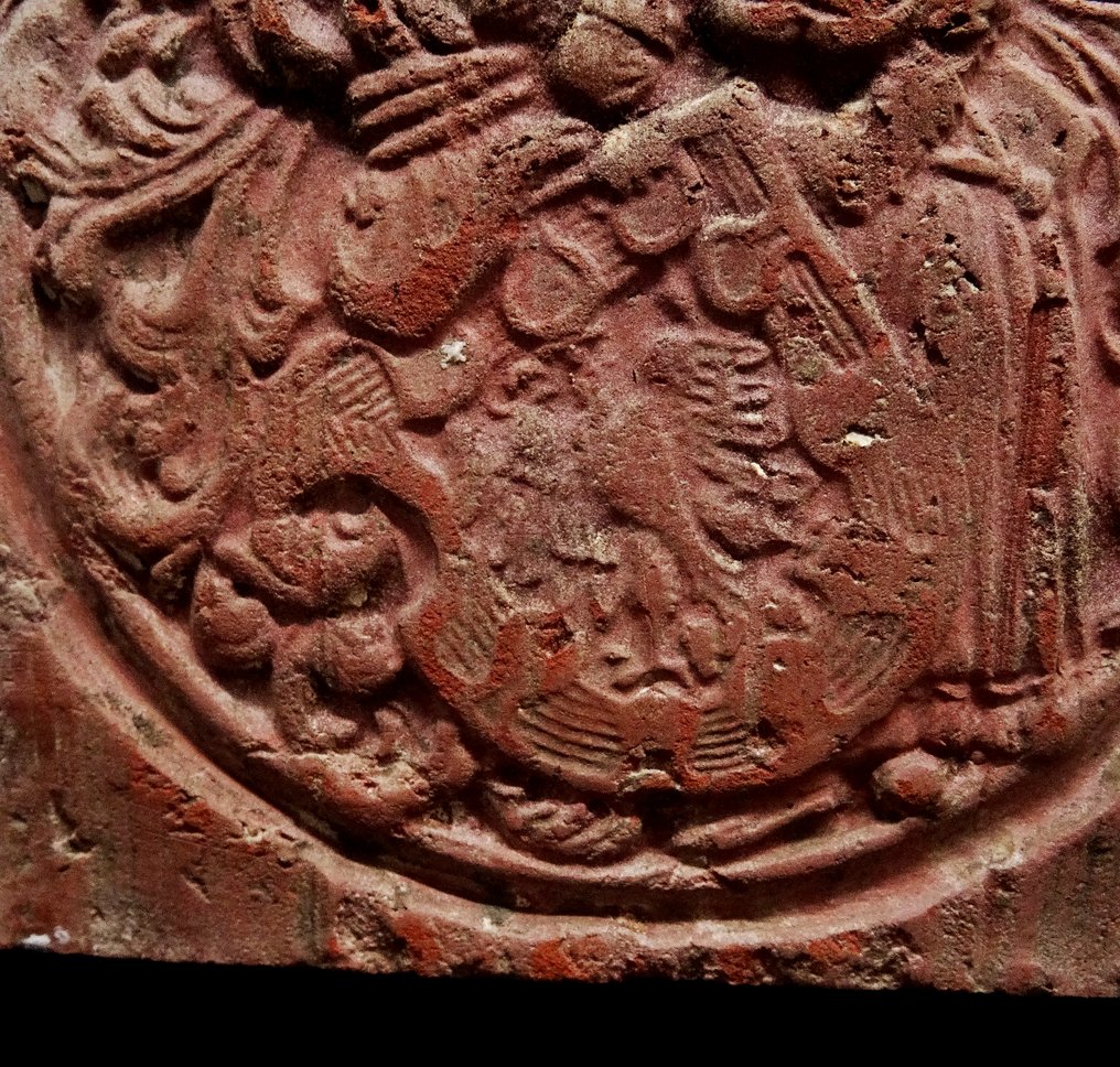 中世紀後期 - 文艺复兴时期的格子，16°/17° S. - 浮雕装饰 - 纹章与中产阶级妇女 #1.0