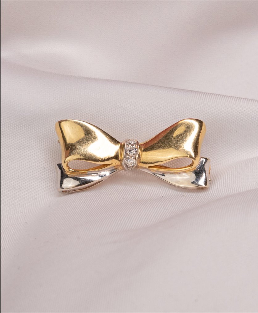 胸针 - 18K包金 黄金 #3.2