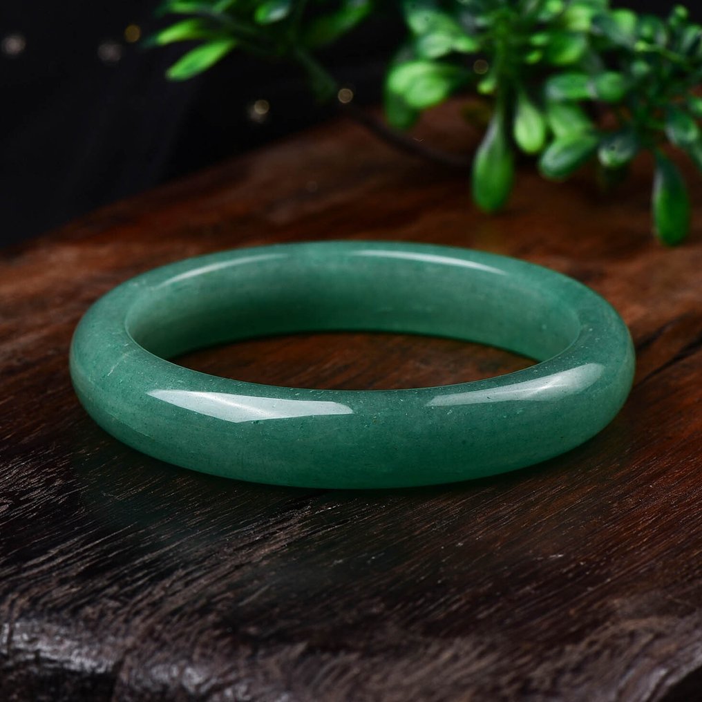 No Reserve - ALGT Certified - Natural Jade Bangle - A Sublime Embodiment of Natural Elegance- 53.81 g #3.2