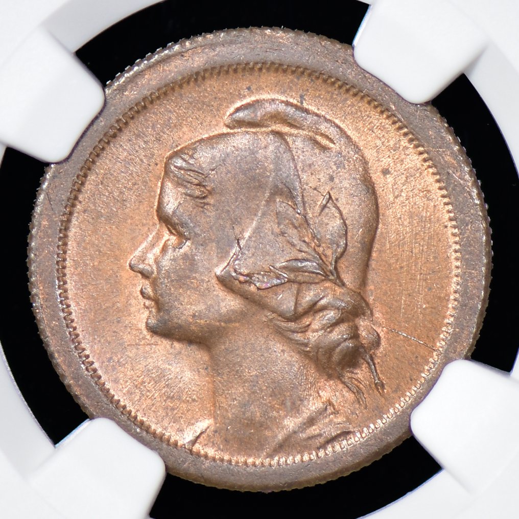 Portugal. Republic. 10 Centavos 1925 - NGC - MS 64 #1.0