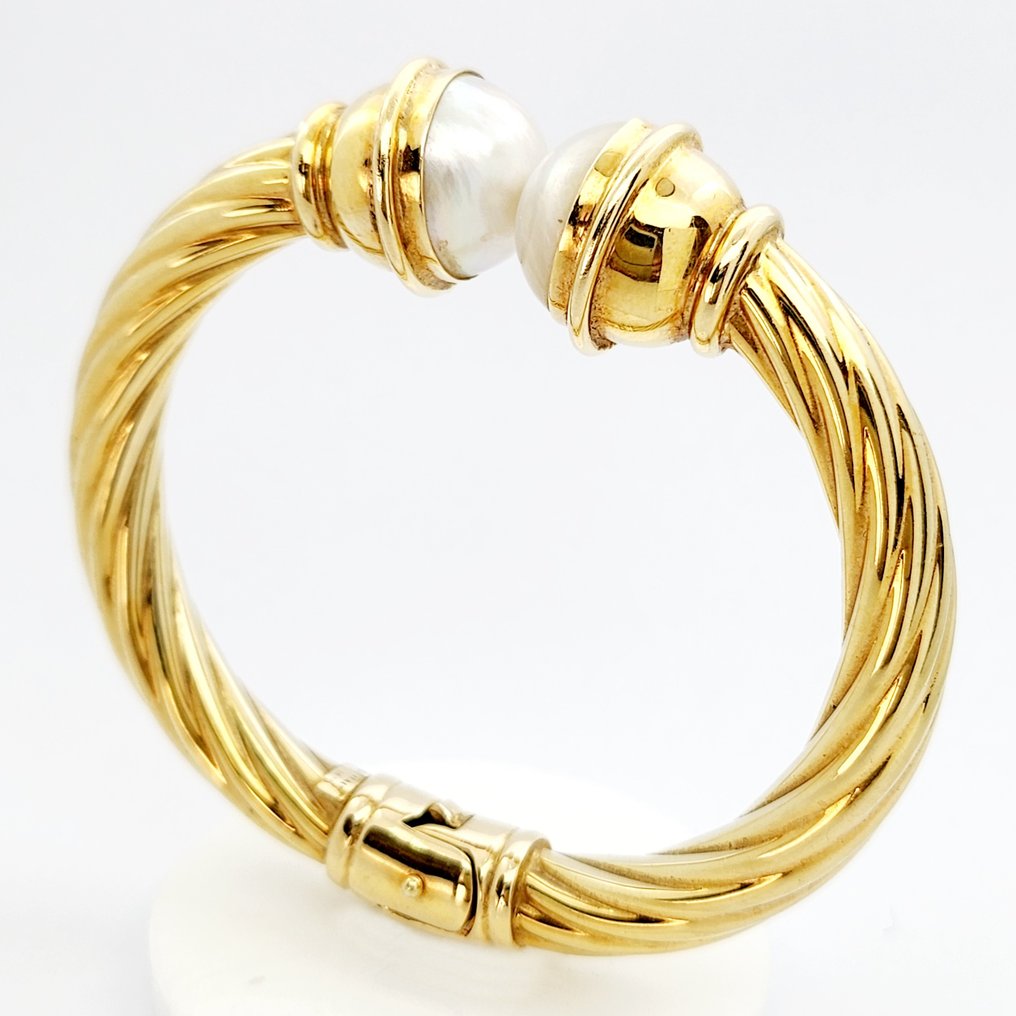 Armbånd - 18 kraat Gulguld Perle - Mabe #1.0