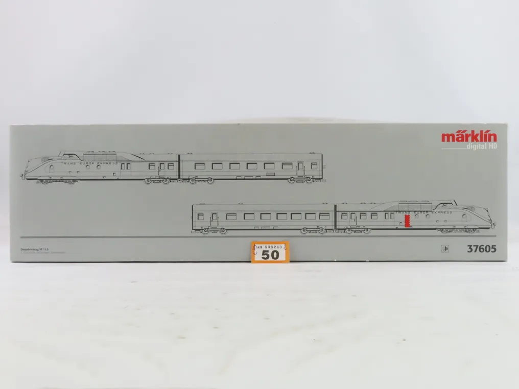Märklin H0 - 37605 - Train unit (1) - VT 11.5 in TEE version Full sound - DB #3.2