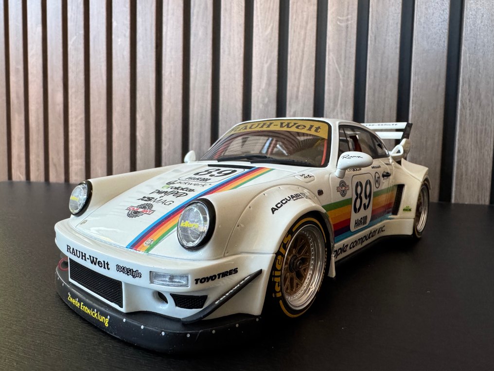 GT Spirit 1:18 - Modell racerbil - Porsche 930RAUH-Welt Begriff RWB 89 Apple Computer Inc. #1.0