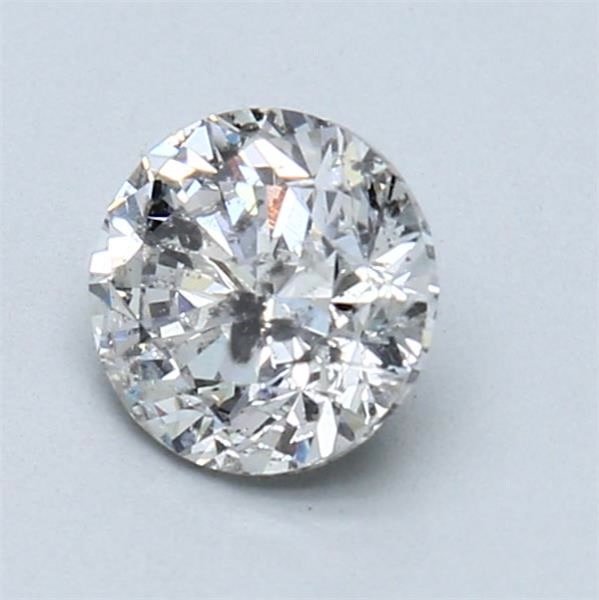 1 pcs Diamant  (Natural)  - 0.90 ct - Rotund - G - I2 - IGI (Institutul gemologic internațional) #3.2