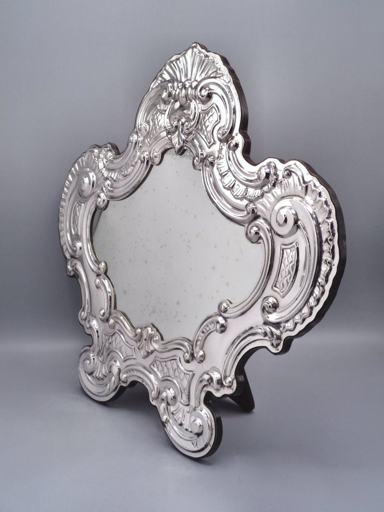 PG-Miani Argenteria - Specchiera - .925 argento - Cartagloria 36x37 #3.2