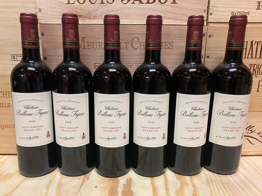 2022 Chateau Bellevue Figeac - Saint-Émilion Grand Cru - 6 Botellas (0,75 L) #1.0