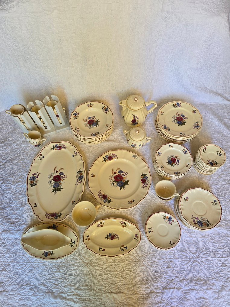 Sarreguemines - Table service (67) - Agreste - Porcelain #1.0