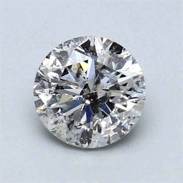 1 pcs Diamant  (Natural)  - 0.90 ct - Rotund - G - I2 - IGI (Institutul gemologic internațional) #1.0