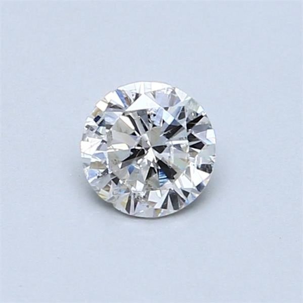 1 pcs Diamond (Natural) - 0.40 ct - Round - G - I1 - International Gemological Institute (IGI) #1.0