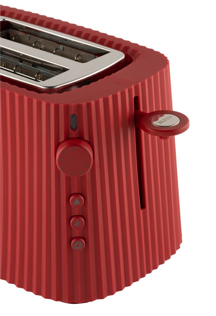 Alessi - Michele De Lucchi - Køkkencontainer - Plissé - Plast - Rød #2.1