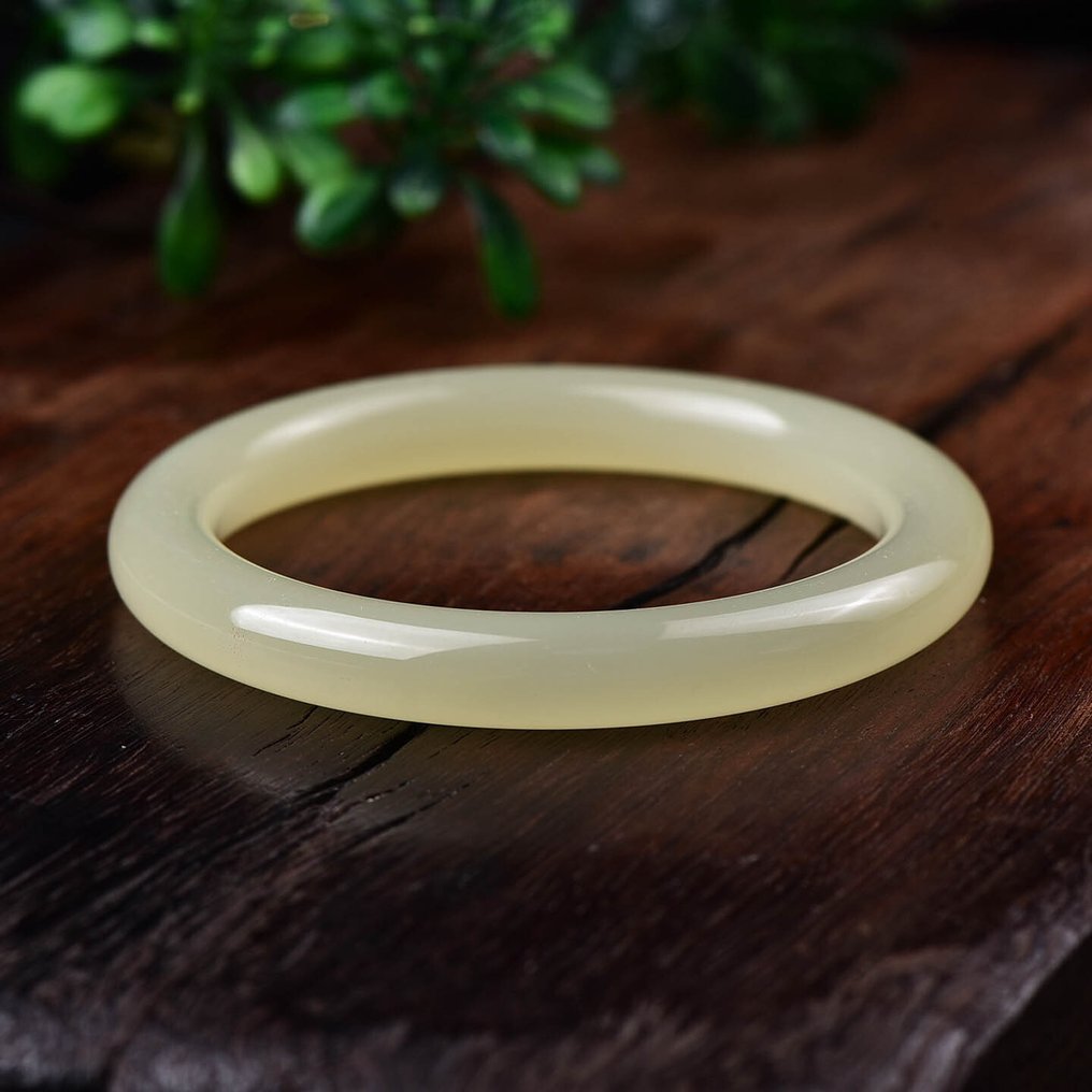 无保留 - ALGT认证 - 天然方解石手镯 - 采用一整块材料精心雕刻而成- 47.66 g #3.2