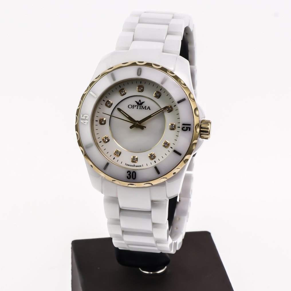 Optima - Swiss Quartz Watch - OSL319-WG-7 - Nincs minimálár - Férfi - 2010-2020  #2.1