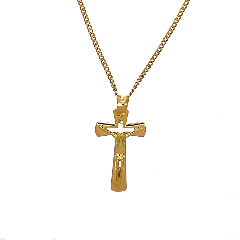 吊坠项链 - 18K包金 黄金 #1.0