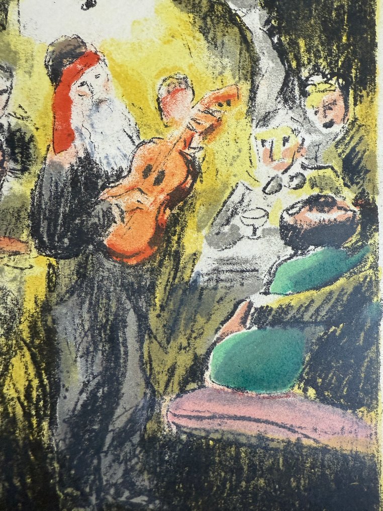 Kees Van Dongen (1877-1968) - La soirée au " Lapin agile " Lorsque fréde chantait #3.2