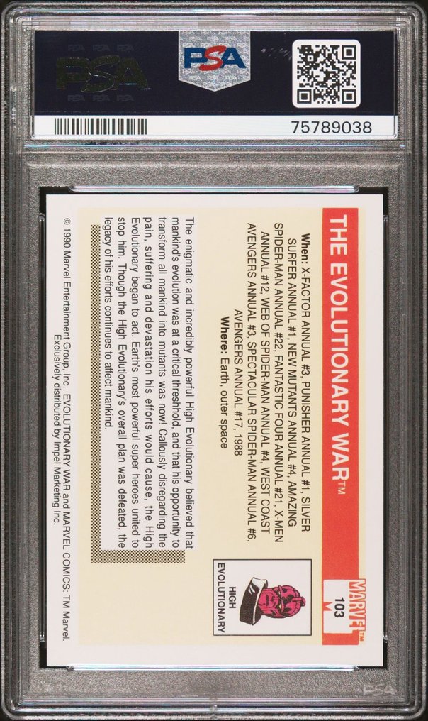 Marvel - 1 Graded card - Marvel Superstars - PSA 10 #1.0