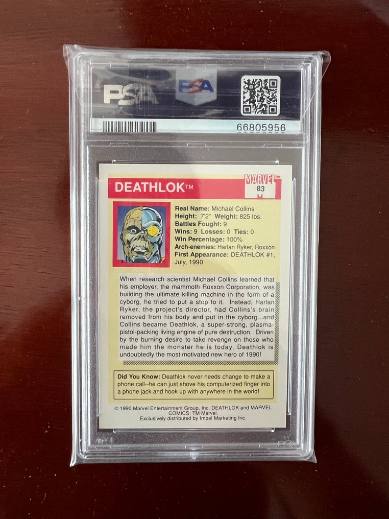 Marvel - 1 Graded card - Marvel Superstars - PSA 10 #2.1