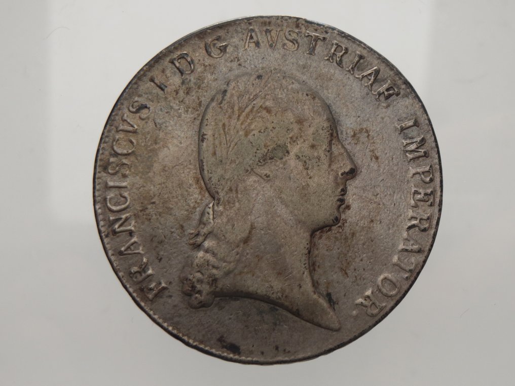 意大利,伦巴第-维内蒂亚王国 Francesco I. Tallero di Convenzione 1821 Venezia #1.0