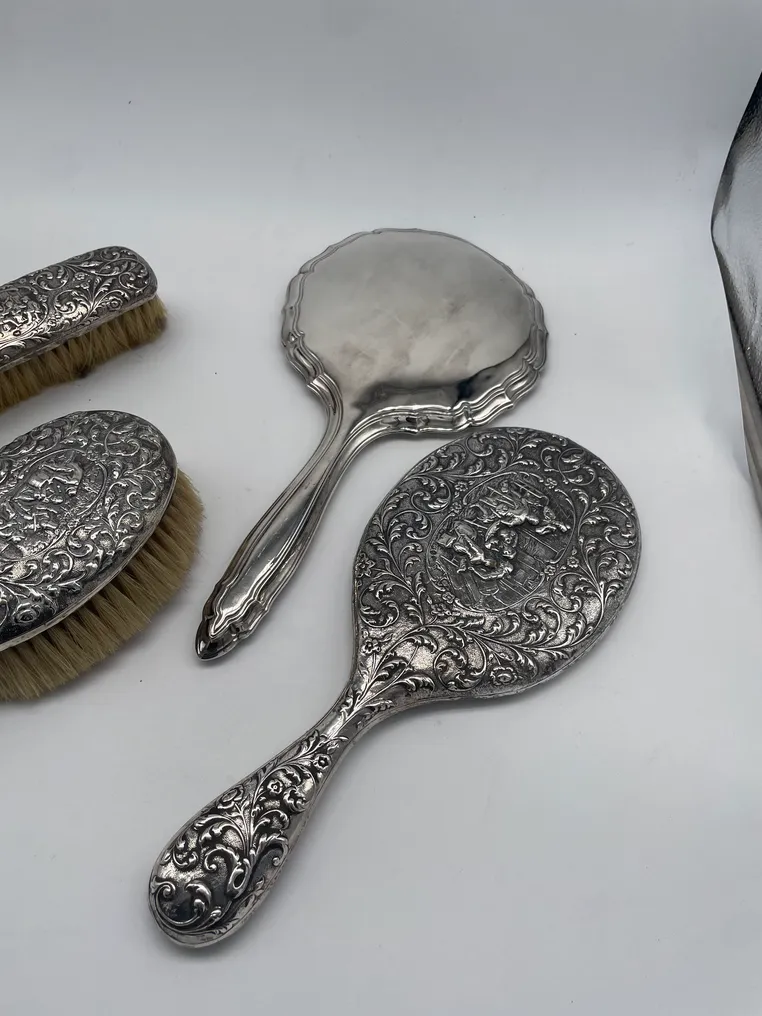 Dressing table set (4) - .835 silver #2.1