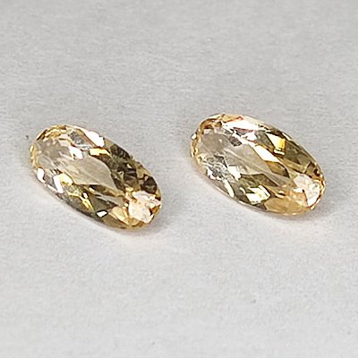 2 pcs  Topaz  - 1.67 ct - Antwerp Laboratory for Gemstone Testing (ALGT) - IMPERIAL TOPAZ #4.3